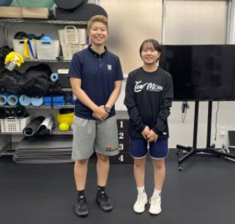 中島さまとのトレーニング風景